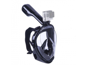 Mascara Mergulho Snorkel Com Suporte P/ Gopro Câmera De Ação